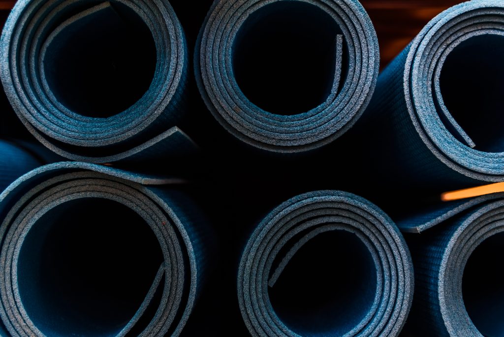 Borracha e material plástico